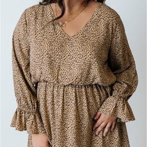 New.  Animal print dress. Plus size